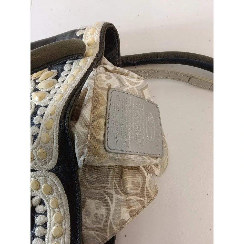 BRIGHTON MASTERPIECE‎  CROWN JEWELL WINSLET EMBROIDERED BEADED HANDBAG